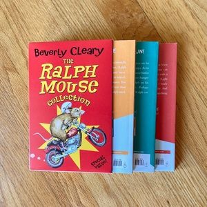 The Ralph Mouse Collection by Beverly Cleary, set of three Ralph mouse books